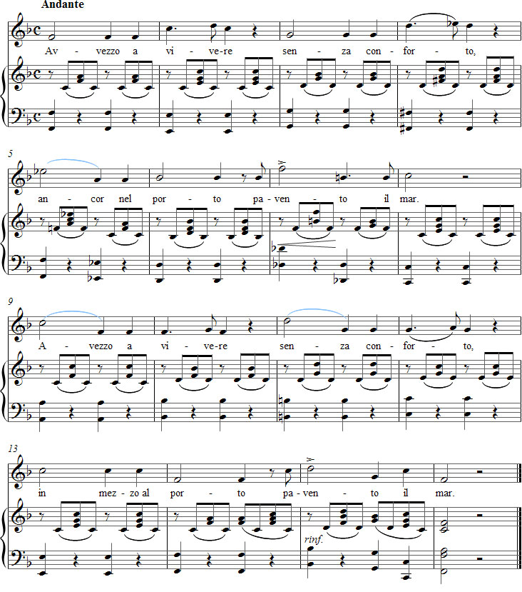 Vaccaj 2b – sopraanon nuotit